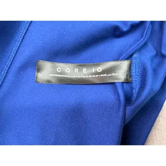 NWT Coreio Women's Blue Athletic Workout Yoga Leggings Pants Size S - Picture 2 of 9